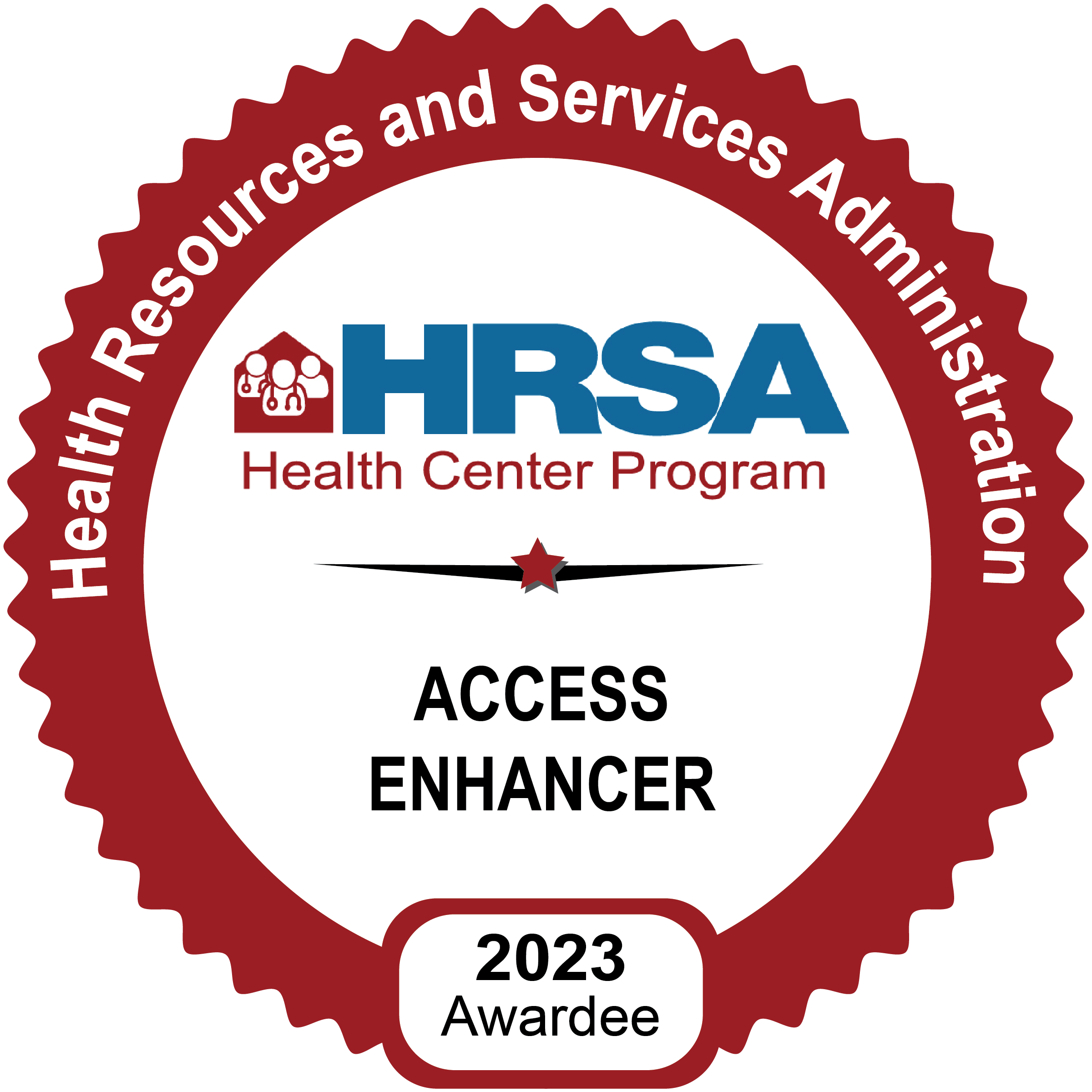 Access Enhancer HRSA badge 2023