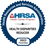 Health Disparities Reducer HRSA badge 2023