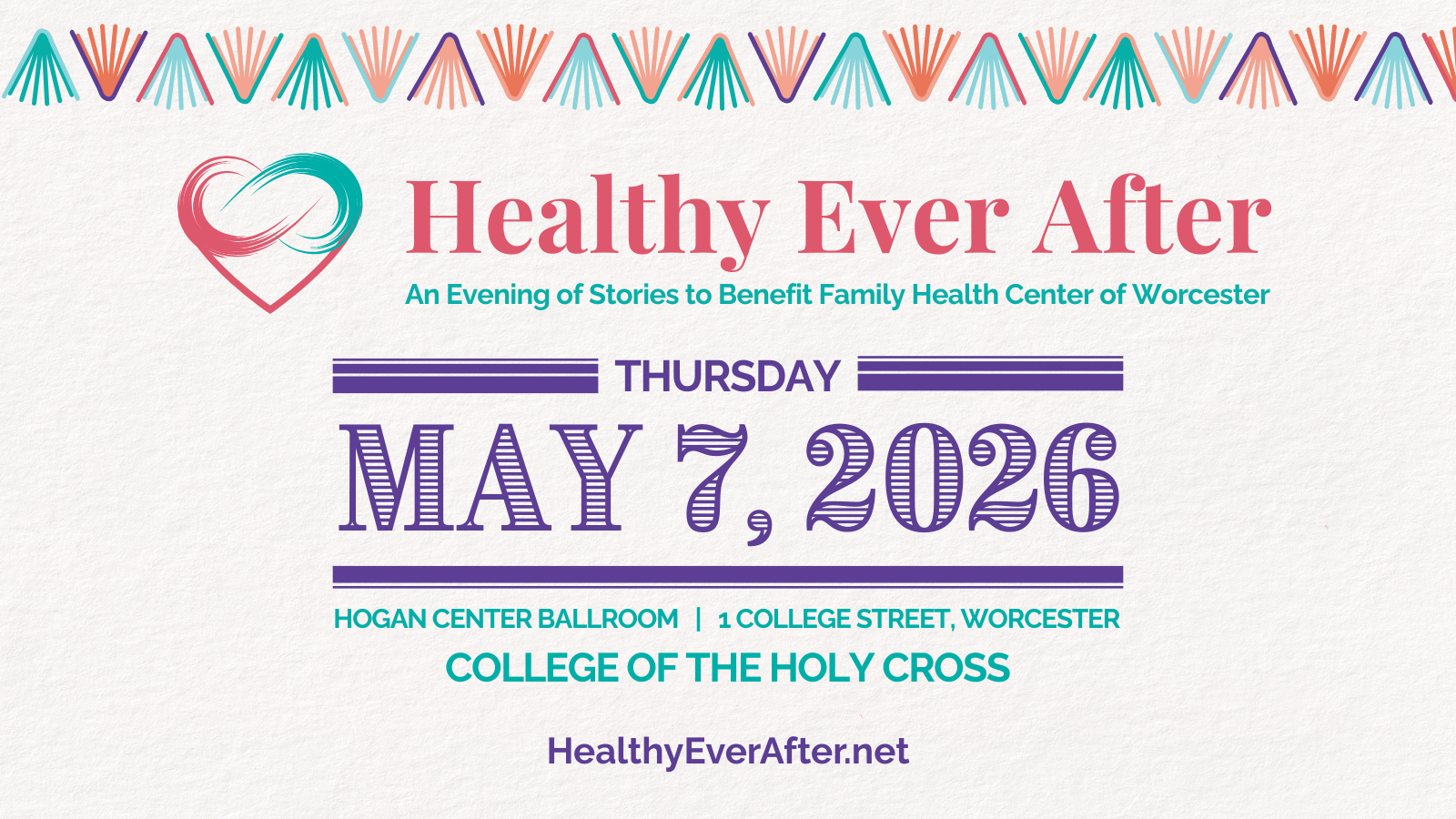 healthyeverafter.net May 7, 2026 Holy Cross College Fundraiser Family Health Center of Worcester